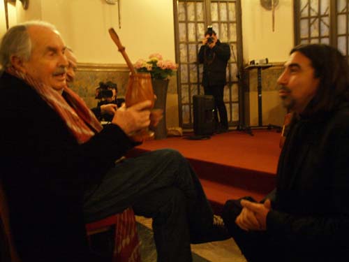 Tonino Guerra con Mario Alvarez