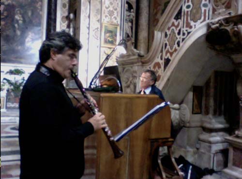 Franco Soressi organo e Francesco Gardella clarinetto