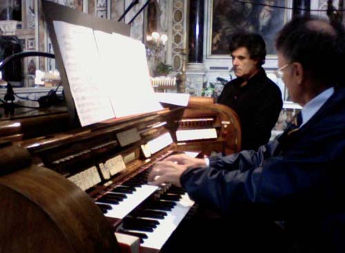 Franco Soressi organo e Francesco Gardella clarinetto